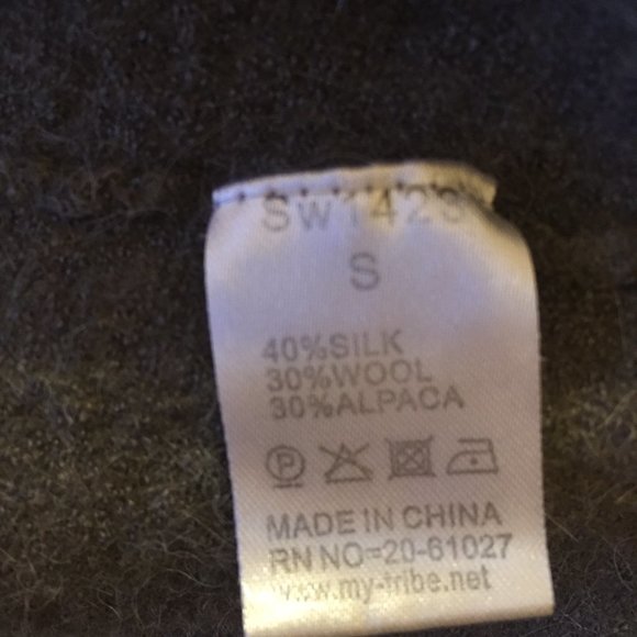 MY TRIBE silk/wool/alpaca cardi (S) - Picture 6 of 9